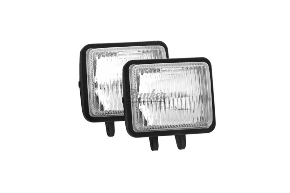 Фара противотуманная DLAA LA101 W (белый 12V 55A H3) прямоугольный 90*80мм LA101 W