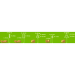 Набор фрез 6,35 мм (5 шт.) для фрезера Greenworks, Арт. 2953207