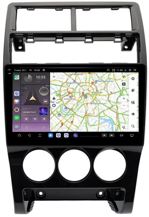Магнитола для Lada Priora 2013-2018 - Kuberg SF-9066-3 QLed+2K, Android 13, Быстрейшая, CarPlay, 4G SIM-слот