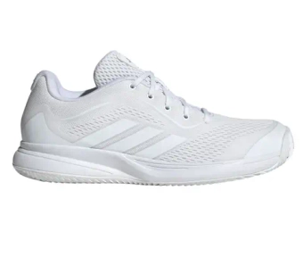 Женские Кроссовки теннисные Adidas Avaflash 2 - cloud white/cloud white/silver metallic