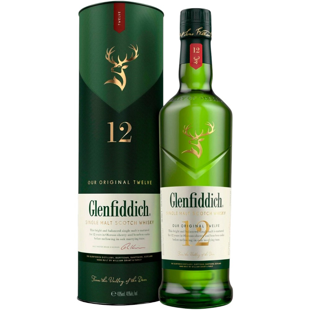 Виски Glenfiddich 12 Y.O. 0,7 л.