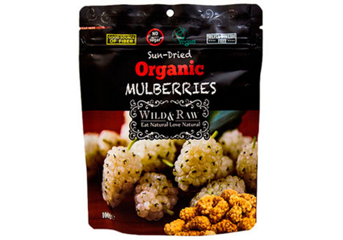 Шелковица сушеная Wild&Raw, 100г