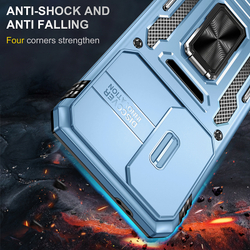 Чехол Safe Case с кольцом и защитой камеры для Samsung Galaxy S25 FE