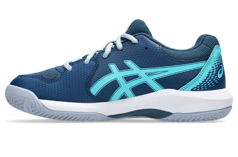 Детские кроссовки для падела Asics Gel-Dedicate 8 Padel GS — mako blue/grey blue