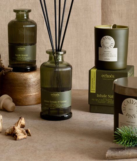 Green Tomato & Vetiver, ароматический диффузор Inhale Nature, Echoes