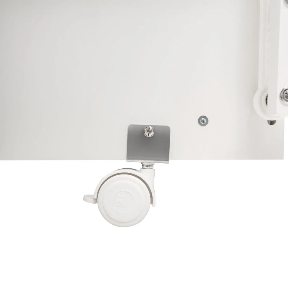 Кровать детская Indigo Norden маятник на колесах, ящик белый