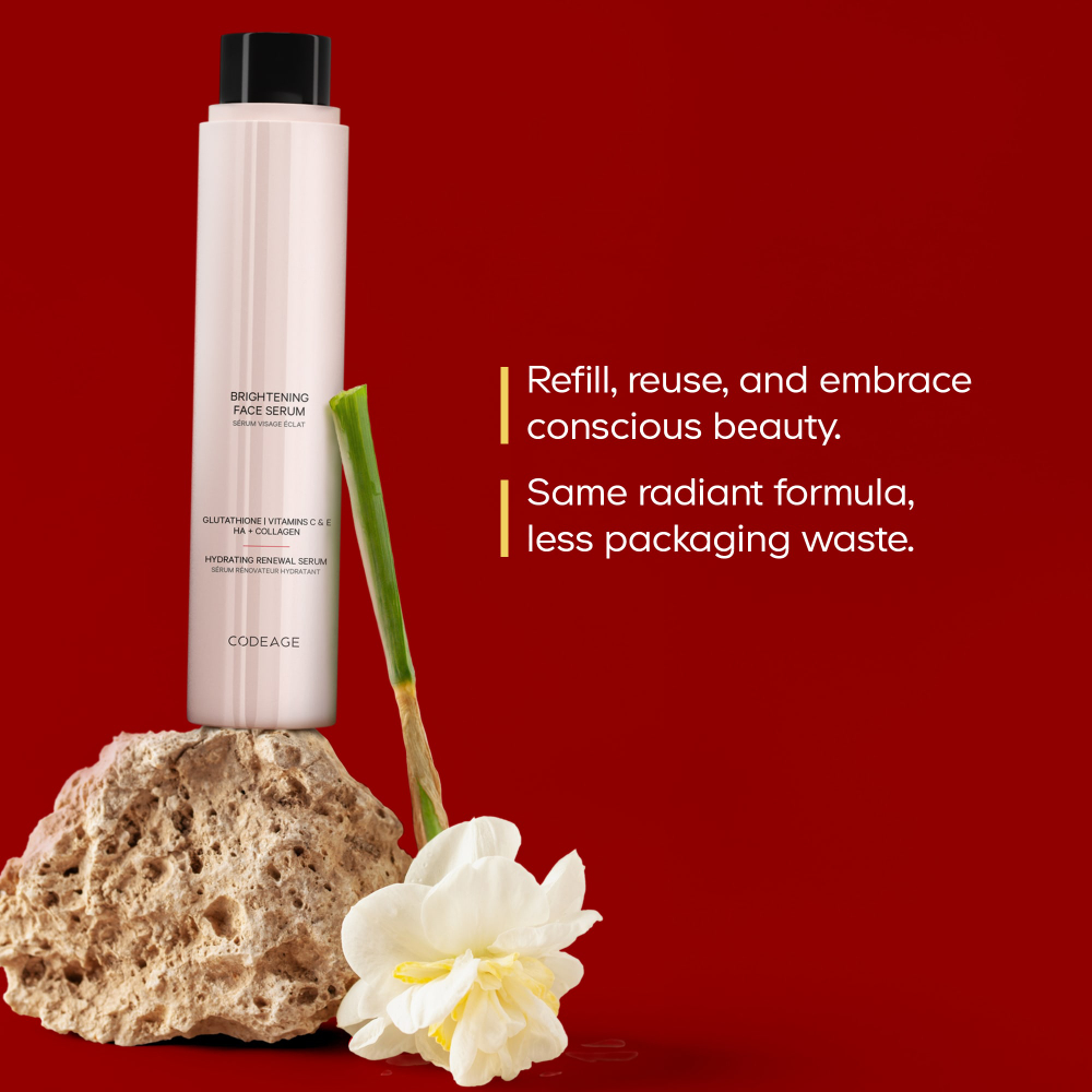 Codeage, Maison Rouge Skincare, осветляющая сыворотка для лица, запасной блок, 50 мл (1,7 жидк. унции)