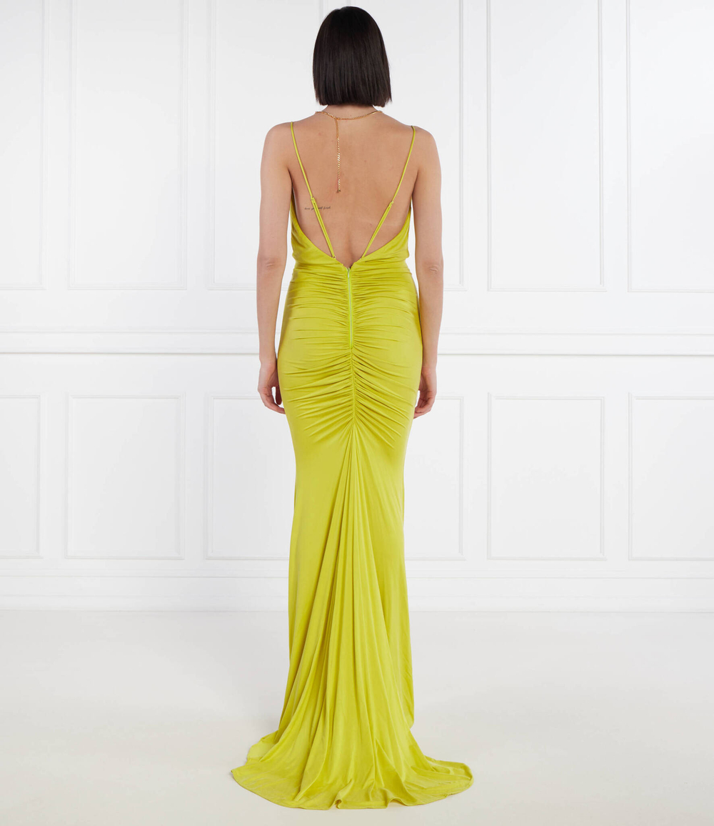 Платье Elisabetta Franchi - лимонный(AB62842E2)