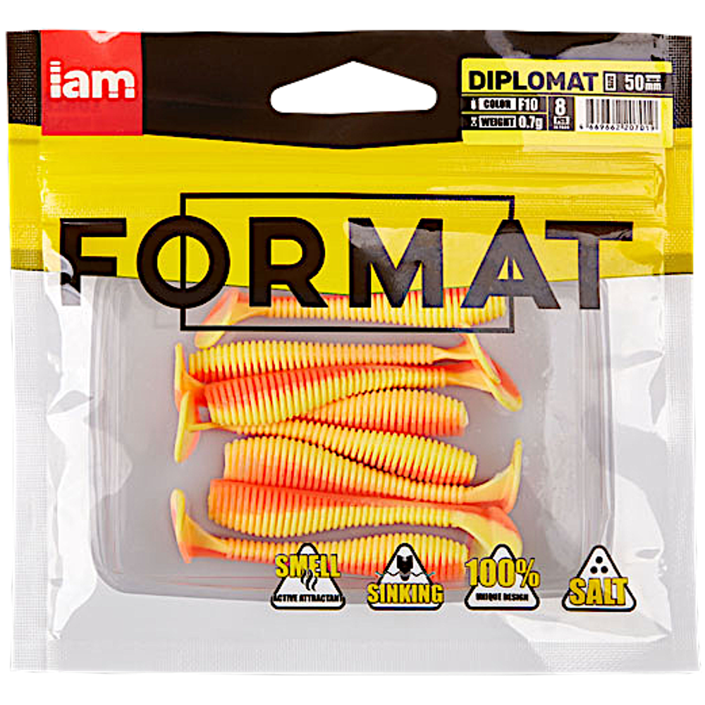 Мягкая приманка IAM Format Diplomat 100мм 6.0г -
