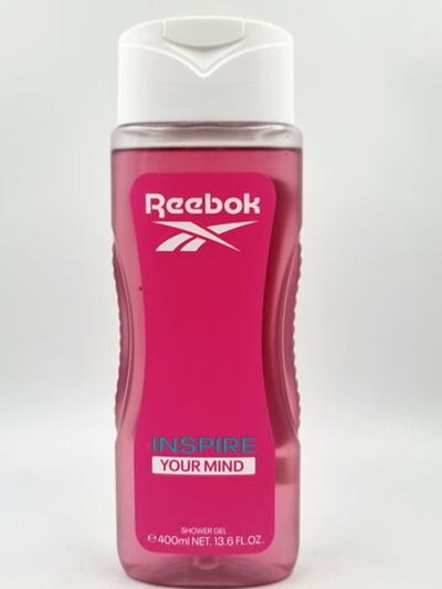Reebok Гель для душа женский Inspire Your Mind, с экстрактом лаванды и соком алоэ, 400 мл (Испания)