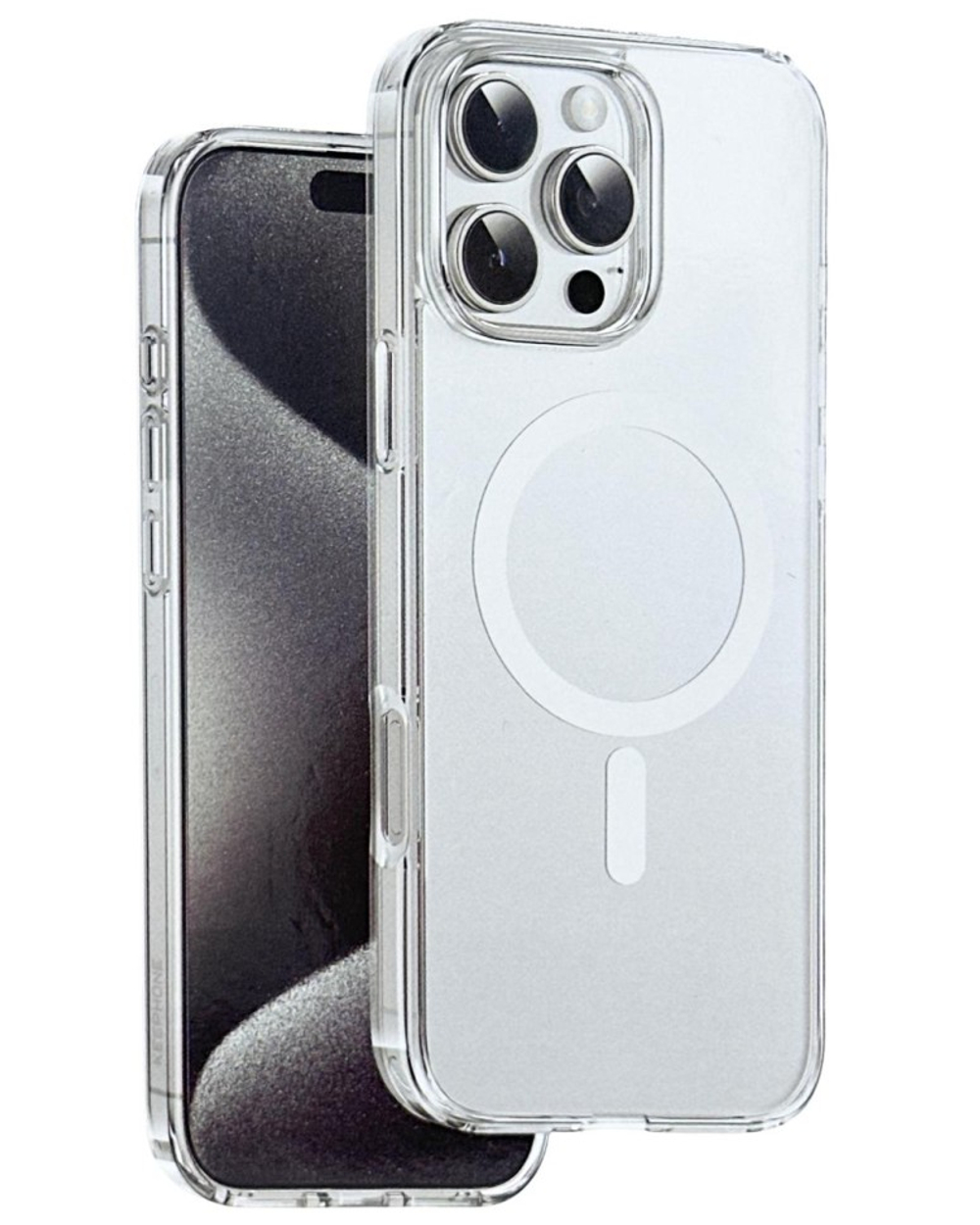 Накладка для i-Phone 16 Pro Keephone Hibrid Pro MagSnap прозрачный