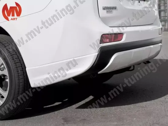 Диффузор заднего бампера Broomer Design для Mitsubishi Outlander