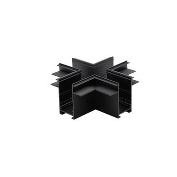 Трековый соединитель Х-образный APL.0285.00.04 чёрный Magnetic track 220 Aployt