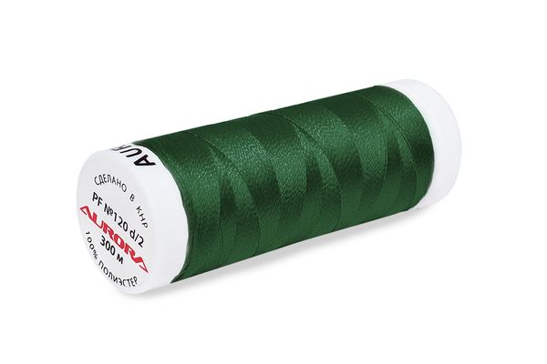 Нитки для креативных работ Aurora №120, 300 м, цв. PF259, 5 катушек