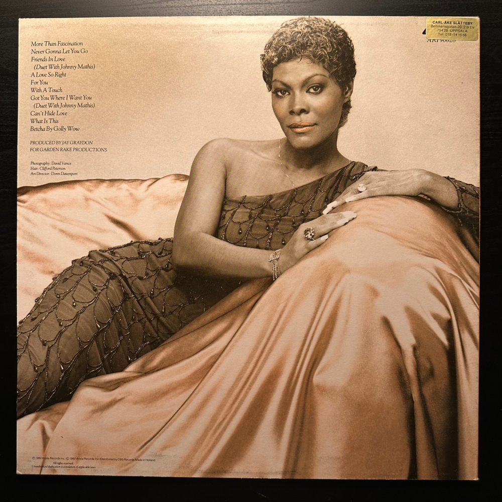 Dionne Warwick - Friends In Love (Голландия 1982г.)