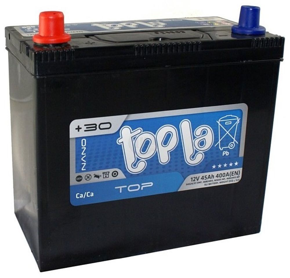 Topla Top Asia 6CT- 45 ( 50B19 ) аккумулятор Topla Top Asia 6CT- 45 ( 50B19 ) аккумулятор