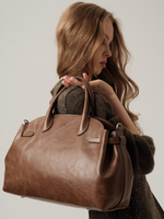 Кожаная сумка Amelie DBR 31463 светло-коричневый