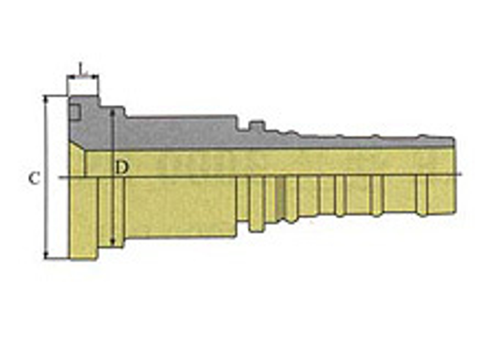 Фитинг DN 38 SFS 1.1/2 63.5 Interlock