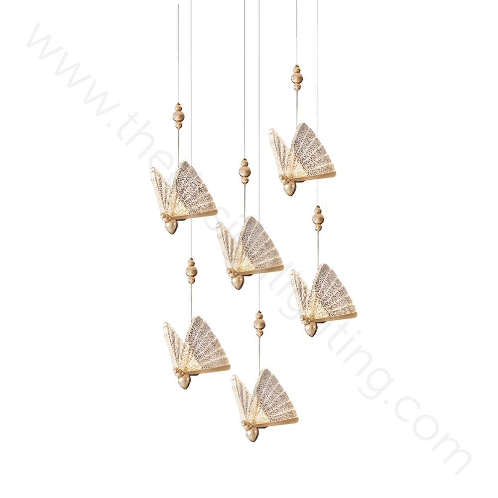 Pendant design lamp  butterfly ( 6 )