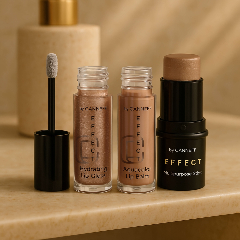 Canneff Effect by Canneff Aquacolor Lip Balm - Бальзам для губ оттенок Mocha Mousse, 4 ml