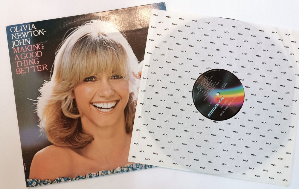 Винтажная виниловая пластинка LP Olivia Newton John Making A Good Thing Better (USA 1977)