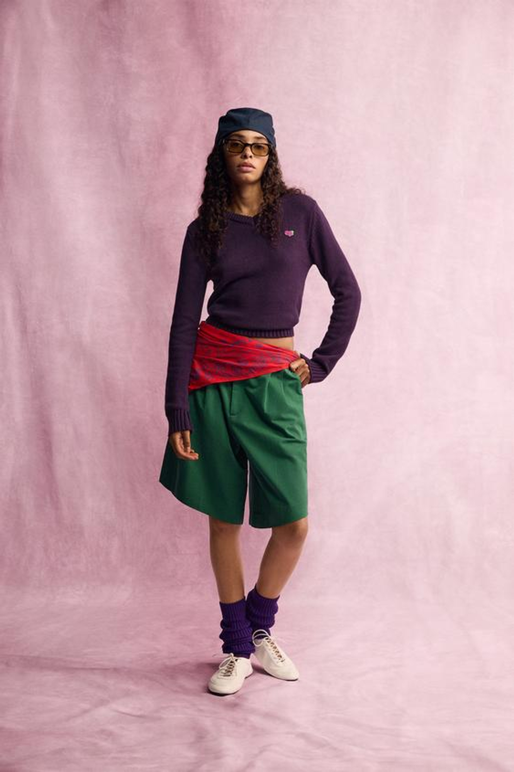 ZARA - FRUIT OF THE LOOM™ ШАРФ-БАНДАНА С ПРИНТОМ, КРАСНЫЙ