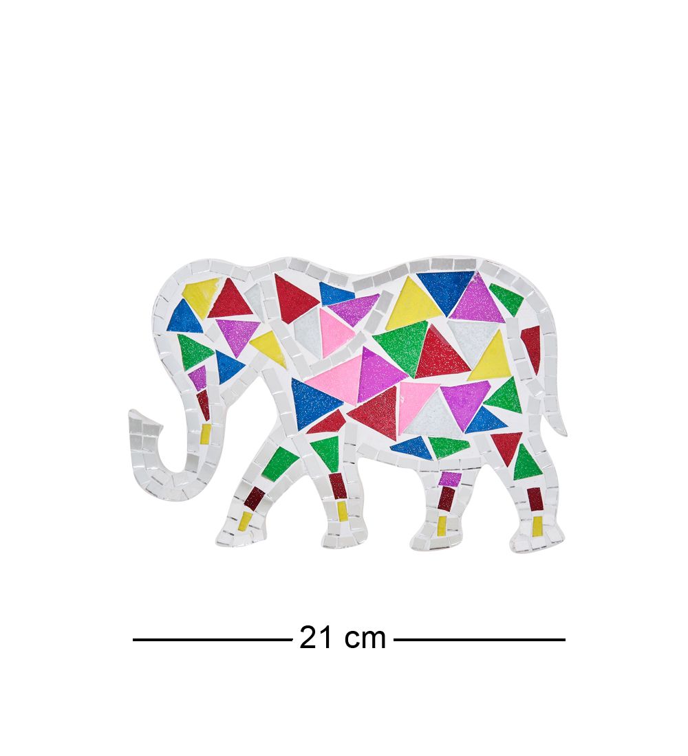 Decor and Gift 48-007-03 Панно «Слон» набор из семи (мозаика, о.Бали)