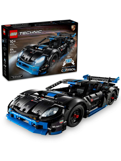 Конструктор Лего Техник Гоночный автомобиль порше | LEGO Technic Porsche GT4 e-Performance 42176, 834 деталей 10+