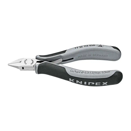 Кусачки боковые для электроники антистатические 115 мм Knipex 77 52 115 ESD