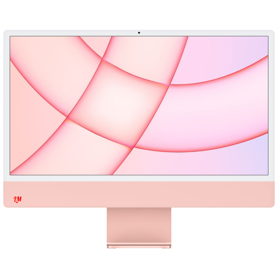 Apple iMac 24" Retina 4,5K, (M1 8C CPU, 7C GPU), 8 ГБ, 256 ГБ SSD, розовый MJVA3RU/A