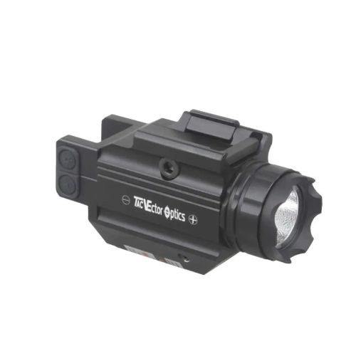 Лазерный целеуказатель Vector Optics Red Laser + фонарь