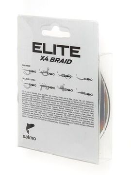Леска плетёная Salmo Elite х4 BRAID Dark Gray 125 м, 0,14 мм