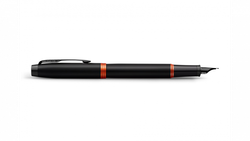Перьевая ручка Parker IM Vibrant Rings Flame Orange, перо:F/M, цвет чернил: blue, в подарочной упаковке.