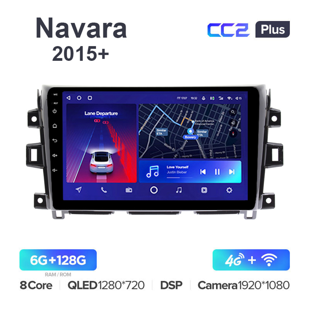 Teyes CC2 Plus 10,2"для Nissan Navara 2015+