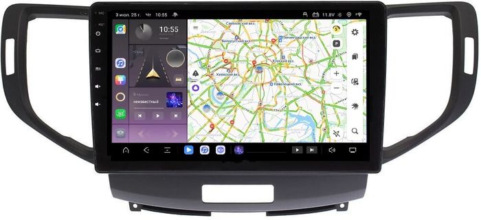 Магнитола для Honda Accord 2008-2012 - Kuberg OL-9641 QLed, Android 13, Быстрейшая, CarPlay, SIM-слот