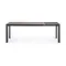 Стол раздвижной Atta 160-220x90 см, антрацит, серая керамика