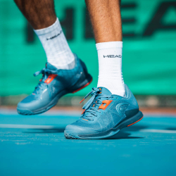Мужские кроссовки теннисные Head Sprint Pro 3.5 Men - bluestone/orange