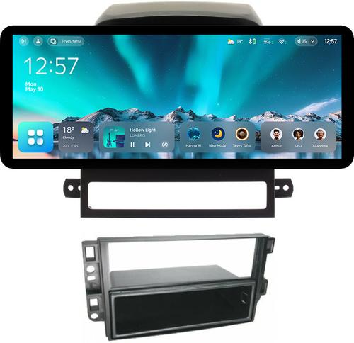Магнитола для Chevrolet Captiva 2006-2011 (перенос БК вниз) - Teyes CC4 монитор 12.3" 2K QLED + рамка 9, Android 14, Быстрейшая, Snapdragon 680, DSP, CarPlay, 4G SIM-слот