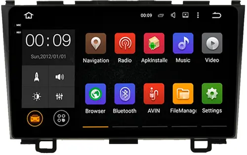 Магнитола для Honda CR-V 2006-2012 - AIROC 2K RX-1903 Android 13, Быстрая, QLed+2K, CarPlay, SIM-слот