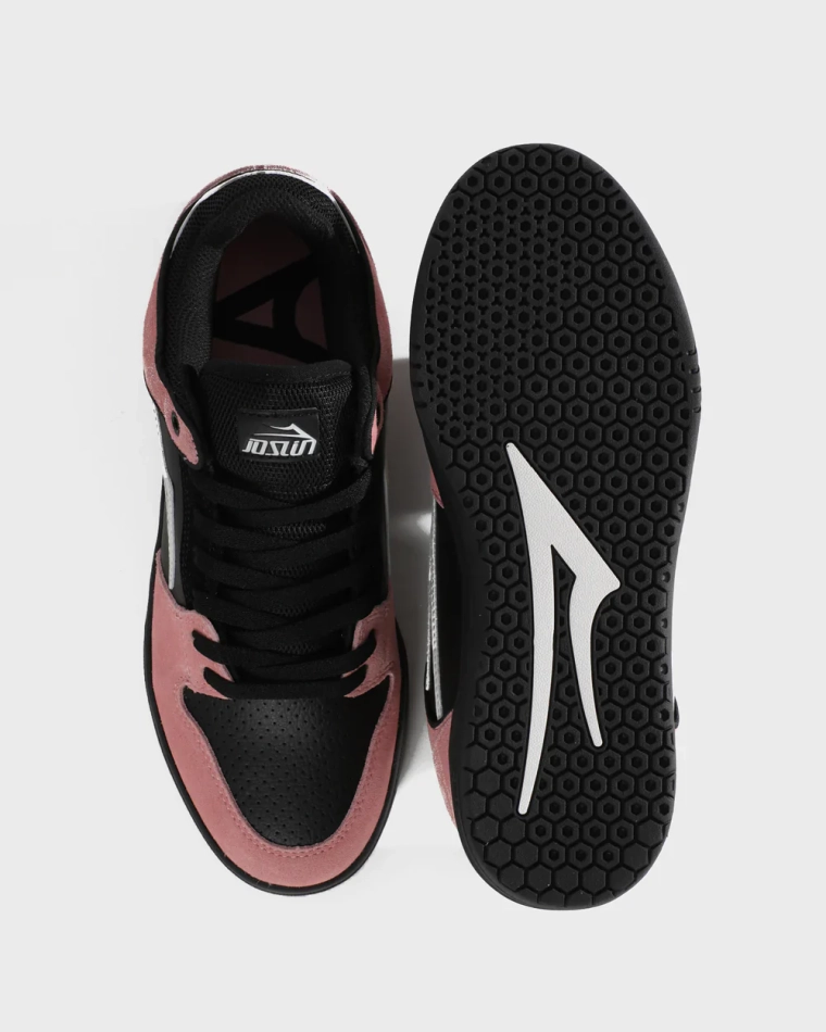Кеды Lakai Telford Low: Bridal Rose White Black (Q1-26)