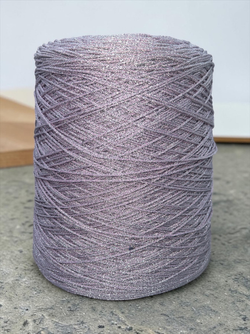 Бобинная пряжа Cotton Lurex (Lilla)