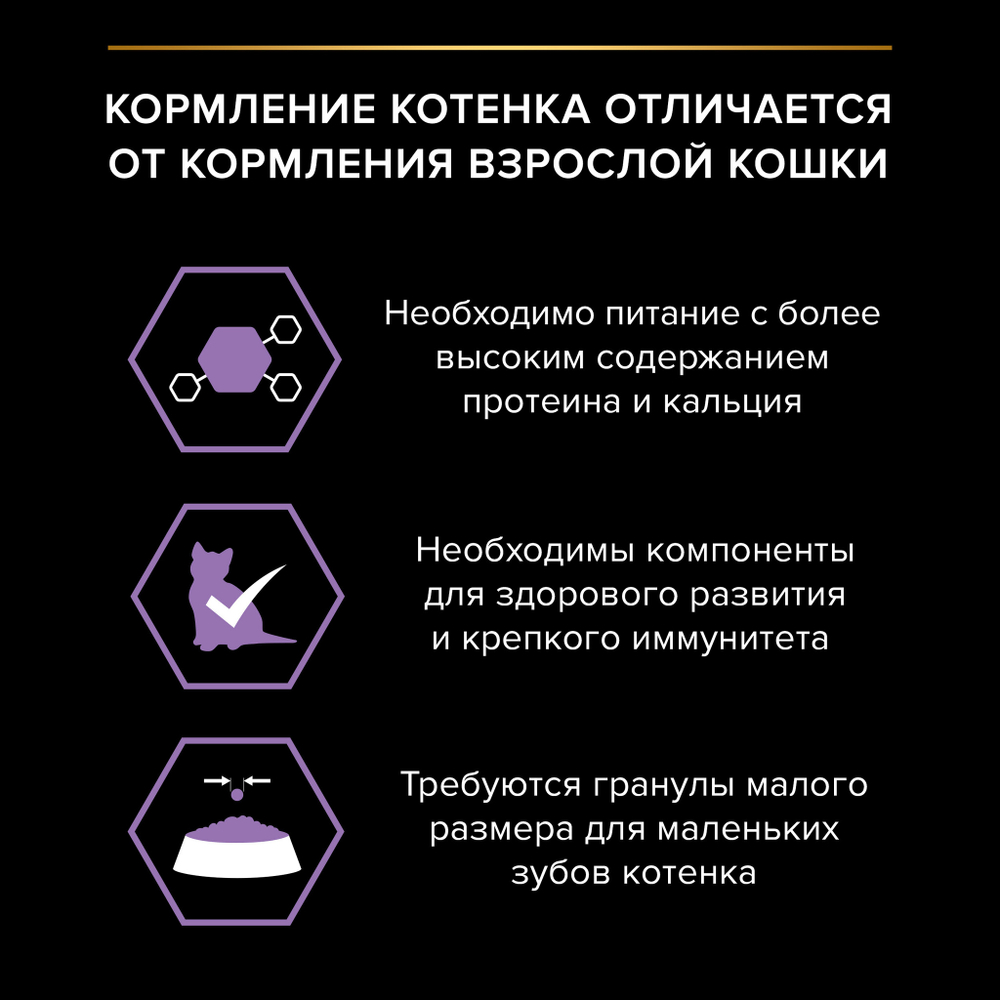 Сухой корм PRO PLAN HEALTHY START для котят беременных и кормящих кошек поддержание иммунитета и здорового развития c курицей 1.5 кг