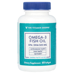 The Vitamin Shoppe, рыбий жир с омега-3, 1000 мг, 60 мягких таблеток