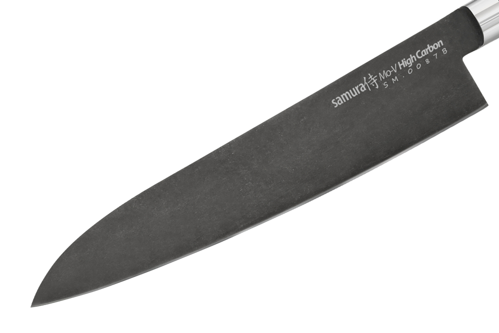 Нож Гранд-Шеф 24см Samura Mo-V Stonewash SM-0087B/K