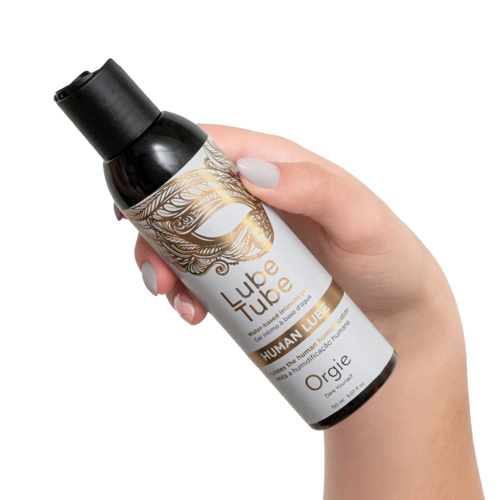 Лубрикант на водной основе с эффектом естественной смазки "Lube Tube Human Lube", Orgie (150 мл)