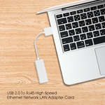 Сетевой Ethernet адаптер USB2.0-->RJ45 (LAN)
