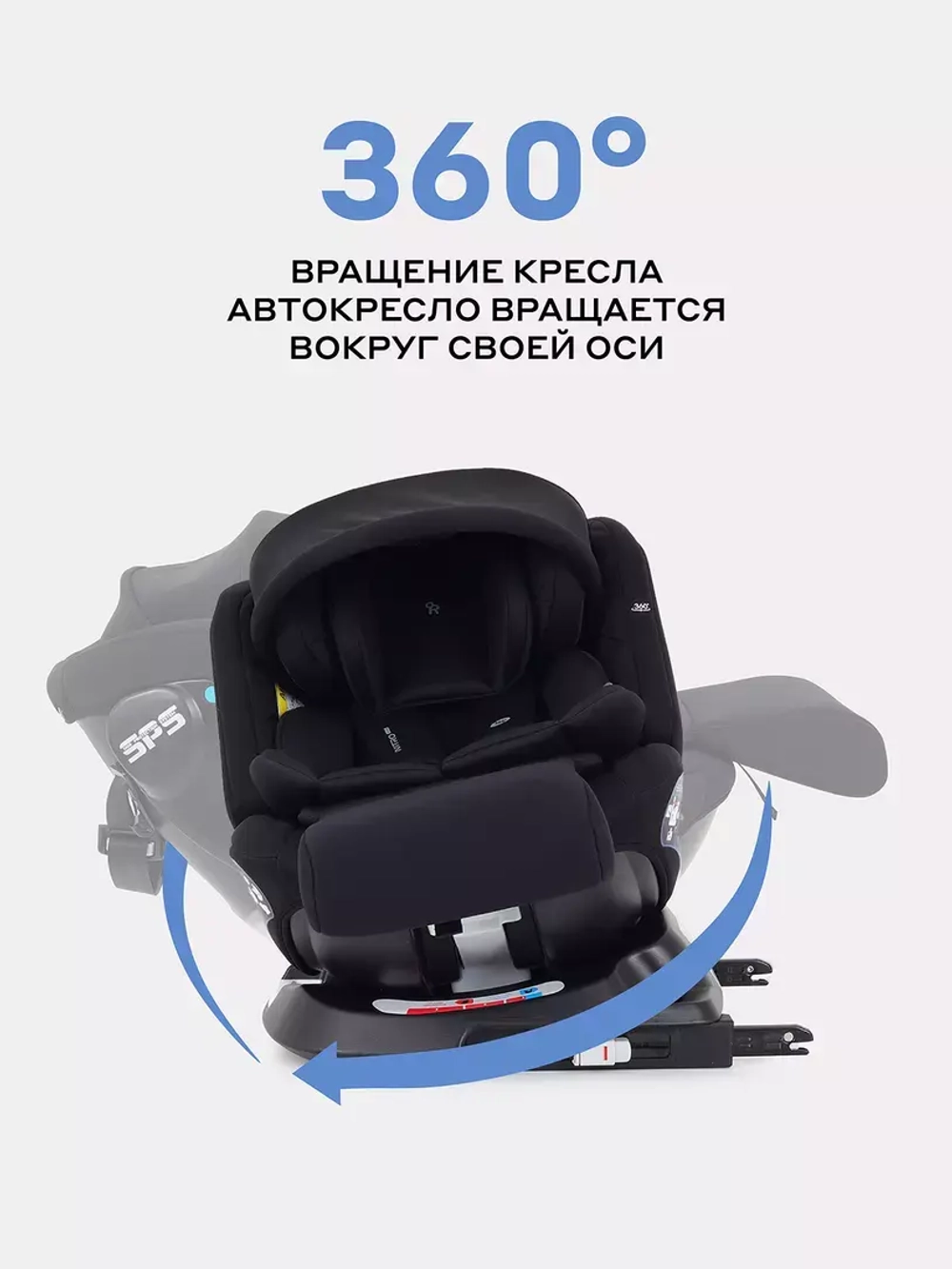 Автокресло RANT UB619 "NITRO Plus" isofix Black группа 0+-1-2-3 (0-36 кг) (2025)