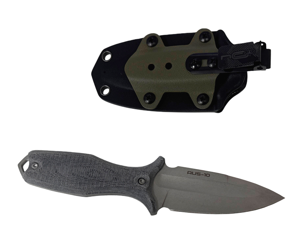 Нож NC Custom Grave SW, сталь AUS-10, Micarta