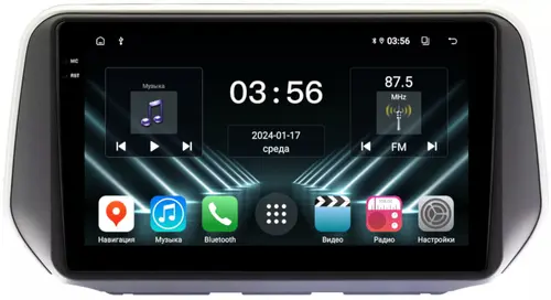 Магнитола для Hyundai Santa Fe 4 2018-2020 - FarCar S280 монитор 10.36" IPS на Android 13, CarPlay