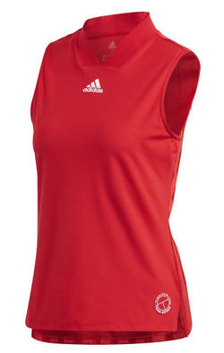 Женский топ теннисный Adidas Tennis Match Tank ENG W - красный